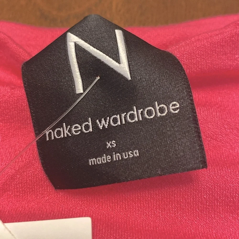 NWT Naked Wardrobe Sleeveless Mock Neck Crop Top Size XS - Picture 7 of 8